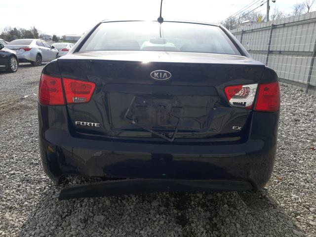 KNAFU4A28A5808314 - 2010 KIA FORTE EX BLACK photo 6