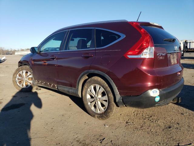 5J6RM4H71EL117705 - 2014 HONDA CR-V EXL BURGUNDY photo 2