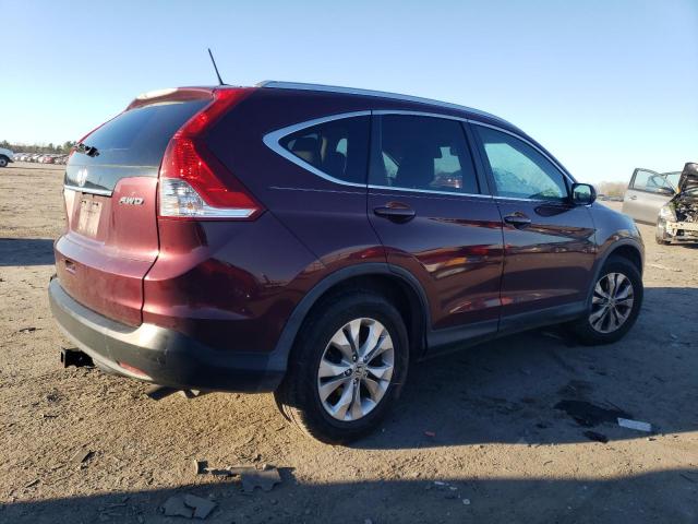 5J6RM4H71EL117705 - 2014 HONDA CR-V EXL BURGUNDY photo 3