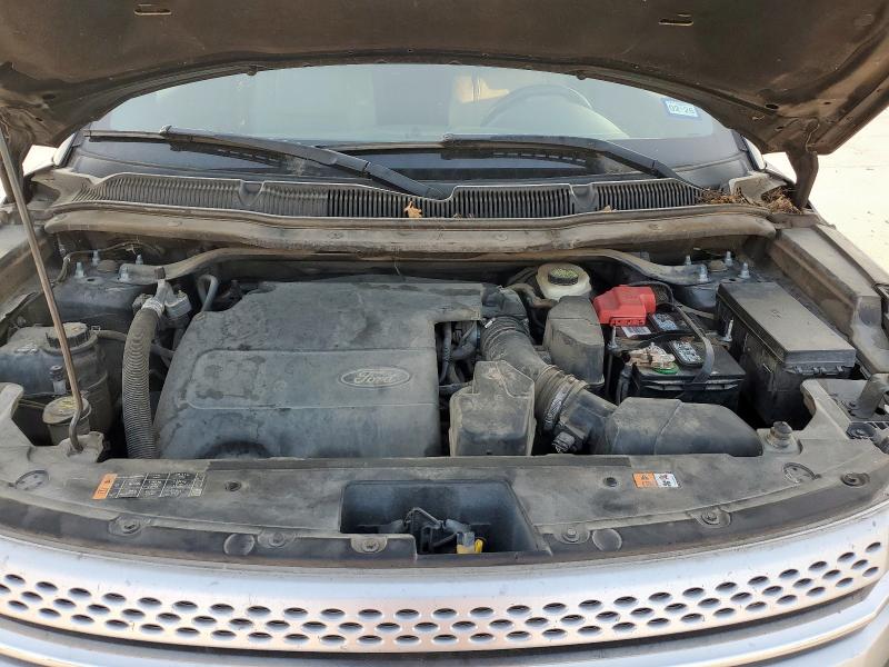 1FM5K7D86EGC46991 - 2014 FORD EXPLORER XLT GRAY photo 12