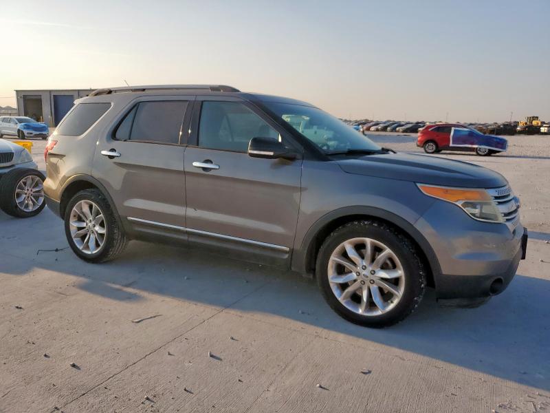 1FM5K7D86EGC46991 - 2014 FORD EXPLORER XLT GRAY photo 4