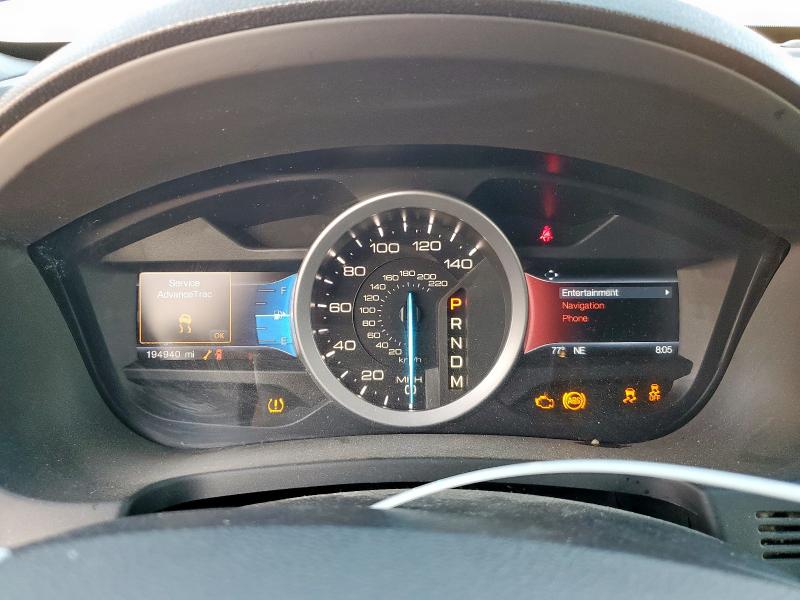 1FM5K7D86EGC46991 - 2014 FORD EXPLORER XLT GRAY photo 9