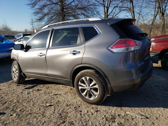 KNMAT2MV9GP602507 - 2016 NISSAN ROGUE S GRAY photo 2