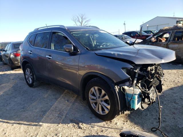 KNMAT2MV9GP602507 - 2016 NISSAN ROGUE S GRAY photo 4