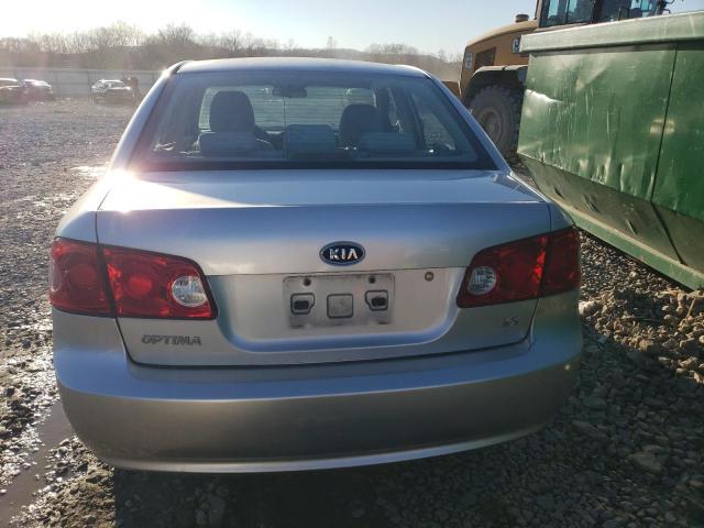 KNAGE123885224190 - 2008 KIA OPTIMA LX SILVER photo 6