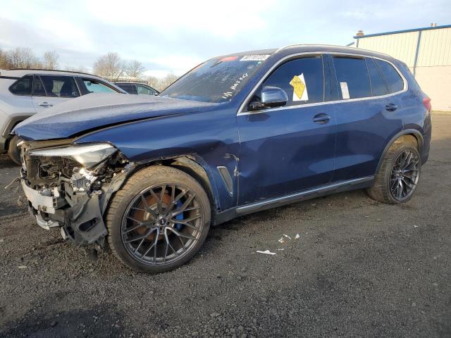 5UXCR6C51KLK83375 - 2019 BMW X5 XDRIVE40I BLUE photo 1