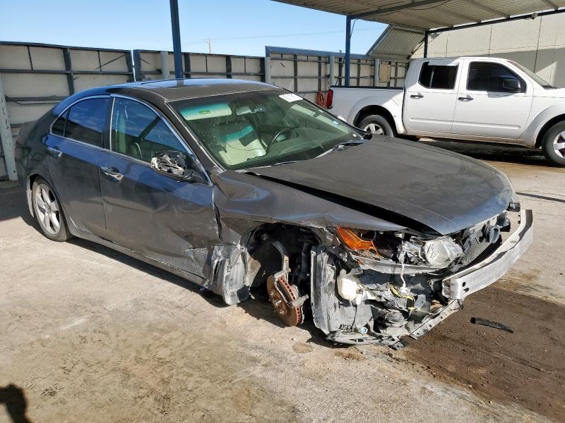 JH4CU2F65AC038993 - 2010 ACURA TSX GRAY photo 4