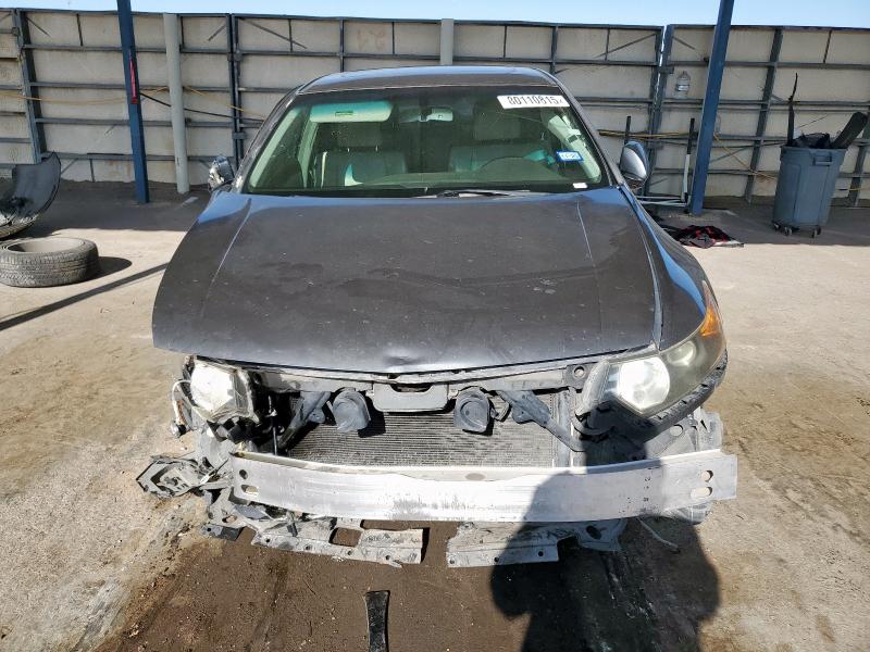 JH4CU2F65AC038993 - 2010 ACURA TSX GRAY photo 5