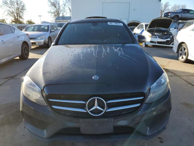 55SWF4JB9HU233449 - 2017 MERCEDES-BENZ C 300 BLACK photo 5