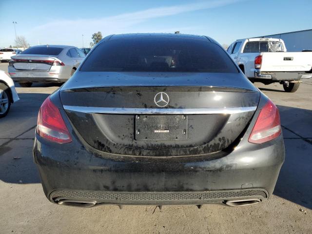 55SWF4JB9HU233449 - 2017 MERCEDES-BENZ C 300 BLACK photo 6