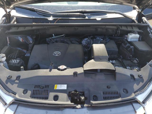 5TDKZRFH2KS574745 - 2019 TOYOTA HIGHLANDER SE BLACK photo 12