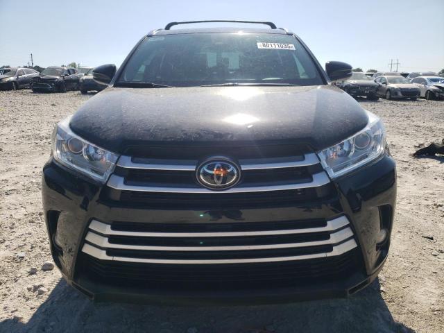 5TDKZRFH2KS574745 - 2019 TOYOTA HIGHLANDER SE BLACK photo 5