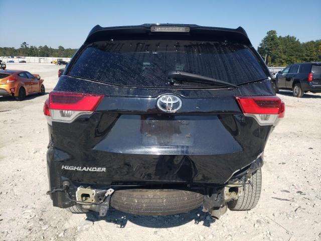 5TDKZRFH2KS574745 - 2019 TOYOTA HIGHLANDER SE BLACK photo 6