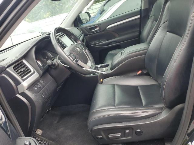 5TDKZRFH2KS574745 - 2019 TOYOTA HIGHLANDER SE BLACK photo 7