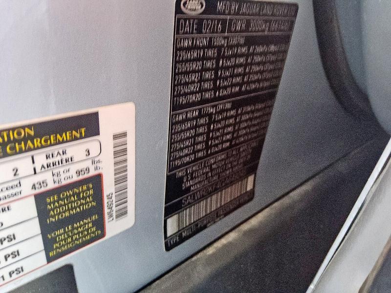 SALWR2KF4GA649245 - 2016 LAND ROVER RANGE ROVE HSE SILVER photo 13