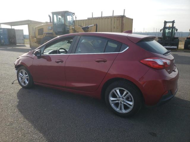 3G1BE6SM9JS653457 - 2018 CHEVROLET CRUZE LT RED photo 2