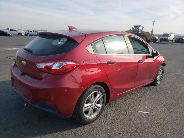 3G1BE6SM9JS653457 - 2018 CHEVROLET CRUZE LT RED photo 3