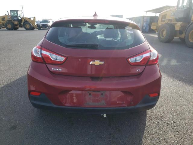3G1BE6SM9JS653457 - 2018 CHEVROLET CRUZE LT RED photo 6