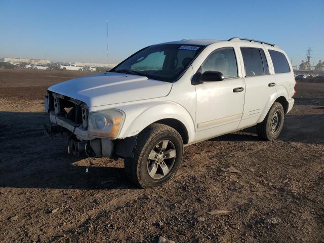 1D4HD48D45F501504 - 2005 DODGE DURANGO SLT WHITE photo 1