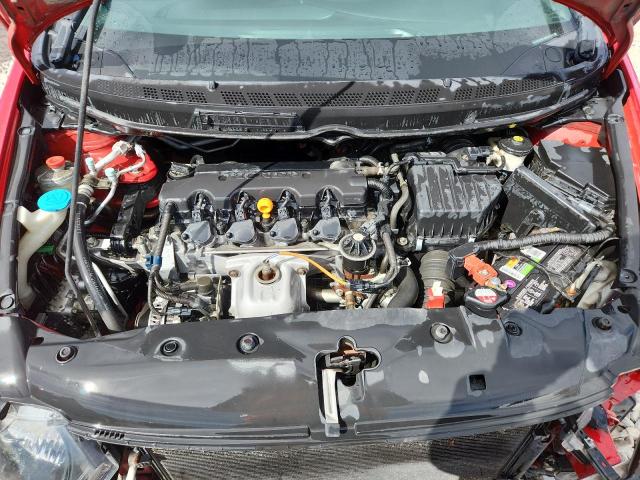 2HGFG1B86AH533144 - 2010 HONDA CIVIC EX RED photo 11