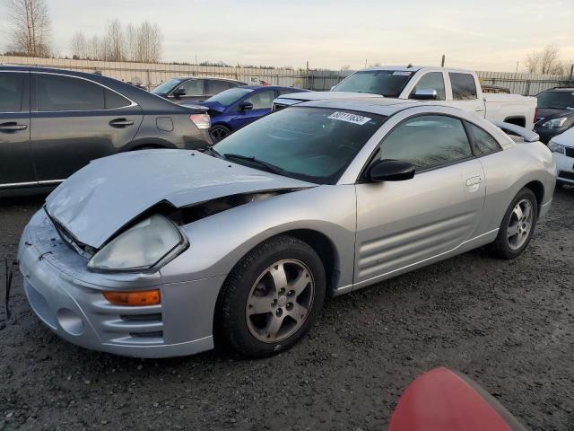 4A3AC44G93E031343 - 2003 MITSUBISHI ECLIPSE GS SILVER photo 1