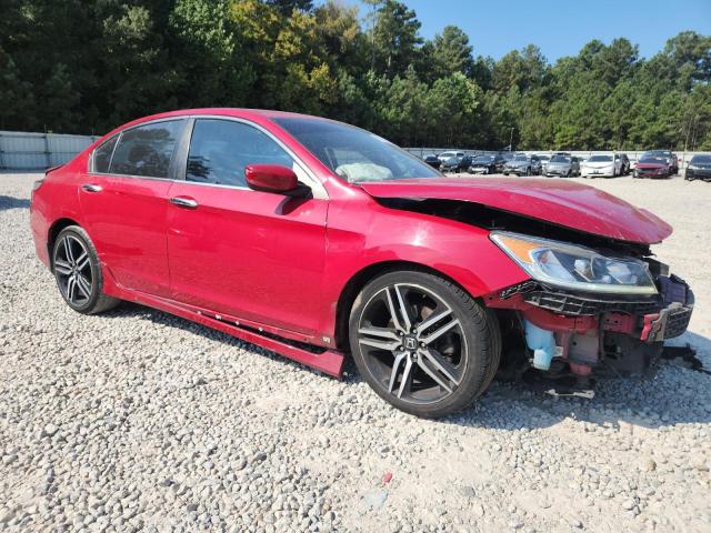 1HGCR2F53GA038992 - 2016 HONDA ACCORD SPORT წითელი ფოტო 4