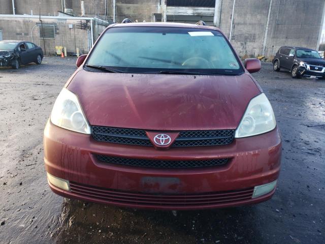 5TDBA22C45S035329 - 2005 TOYOTA SIENNA XLE MAROON photo 5