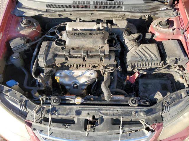 KNAFE221295647445 - 2009 KIA SPECTRA EX RED photo 11