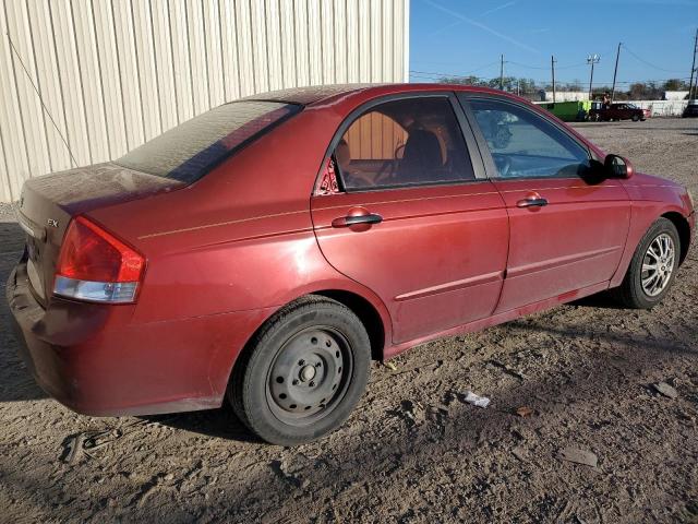 KNAFE221295647445 - 2009 KIA SPECTRA EX RED photo 3