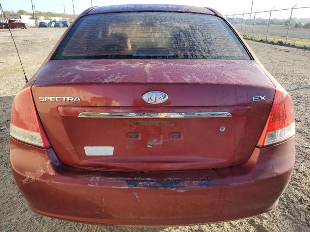 KNAFE221295647445 - 2009 KIA SPECTRA EX RED photo 6