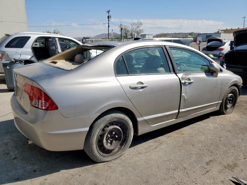1HGFA16516L062290 - 2006 HONDA CIVIC LX BEIGE photo 3