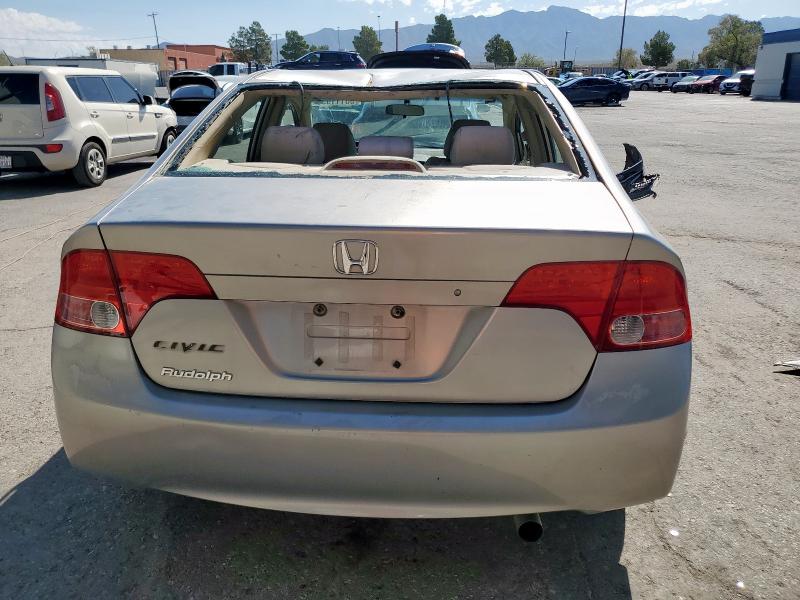 1HGFA16516L062290 - 2006 HONDA CIVIC LX BEIGE photo 6