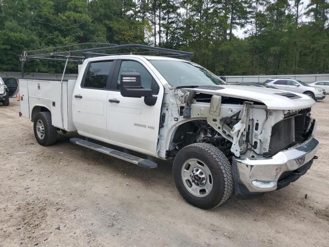 1GB1YLE72PF108619 - 2023 CHEVROLET SILVERADO K2500 HEAVY DUTY WHITE photo 4