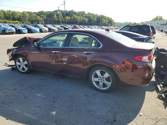 JH4CU2F6XAC039816 - 2010 ACURA TSX BURGUNDY photo 2