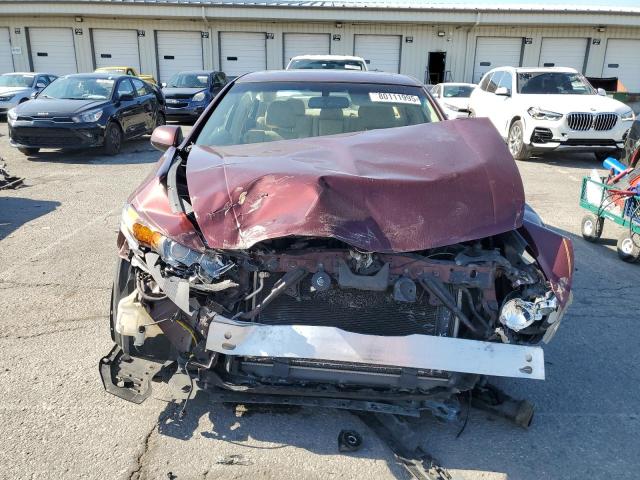 JH4CU2F6XAC039816 - 2010 ACURA TSX BURGUNDY photo 5