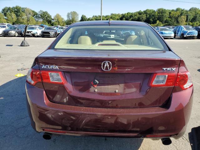 JH4CU2F6XAC039816 - 2010 ACURA TSX BURGUNDY photo 6