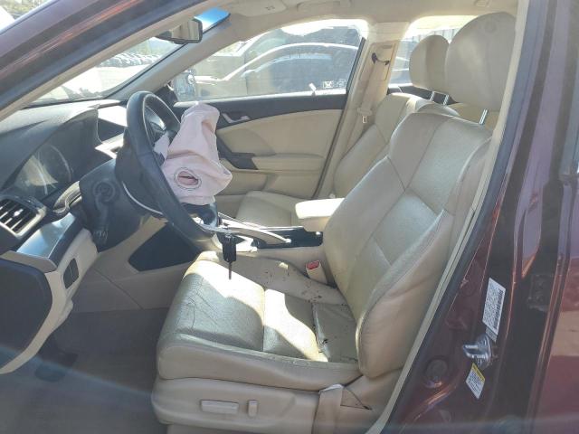 JH4CU2F6XAC039816 - 2010 ACURA TSX BURGUNDY photo 7