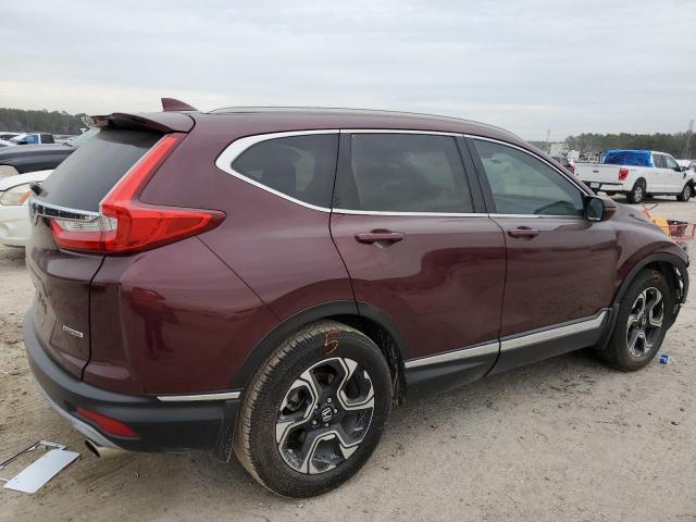 5J6RW1H92HL001069 - 2017 HONDA CR-V TOURING MAROON photo 3