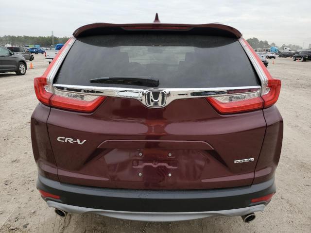 5J6RW1H92HL001069 - 2017 HONDA CR-V TOURING MAROON photo 6