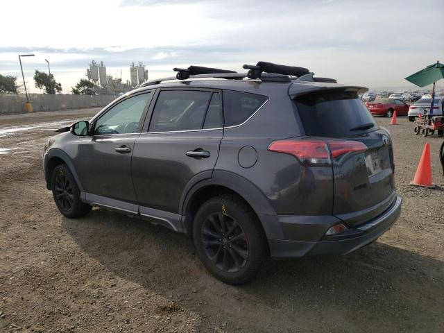 2T3WFREV4JW445646 - 2018 TOYOTA RAV4 ADVENTURE GRAY photo 2