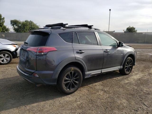 2T3WFREV4JW445646 - 2018 TOYOTA RAV4 ADVENTURE GRAY photo 3