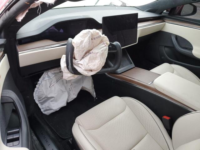 5YJSA1E69MF451668 - 2021 TESLA MODEL S წითელი ფოტო 8