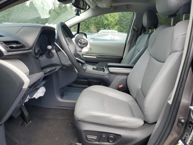 5TDYRKEC0PS143383 - 2023 TOYOTA SIENNA XLE CHARCOAL photo 7
