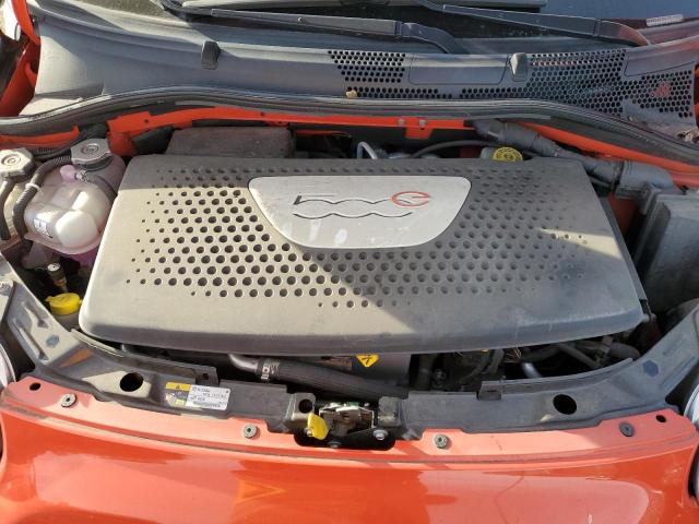 3C3CFFGE1GT143072 - 2016 FIAT 500 ELECTRIC ORANGE photo 11