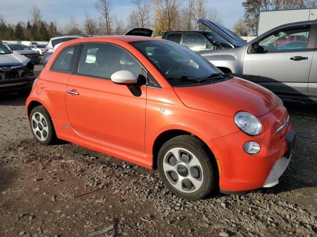 3C3CFFGE1GT143072 - 2016 FIAT 500 ELECTRIC ORANGE photo 4