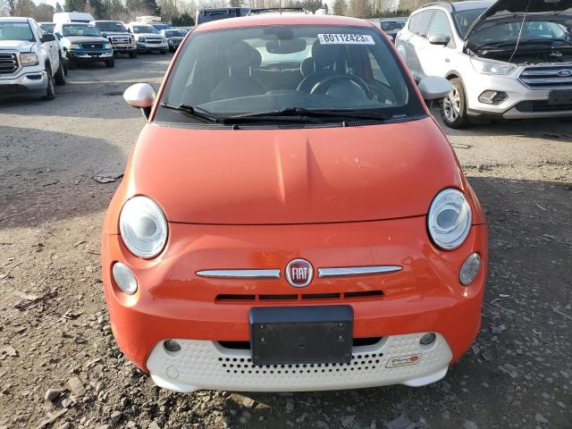 3C3CFFGE1GT143072 - 2016 FIAT 500 ELECTRIC ORANGE photo 5