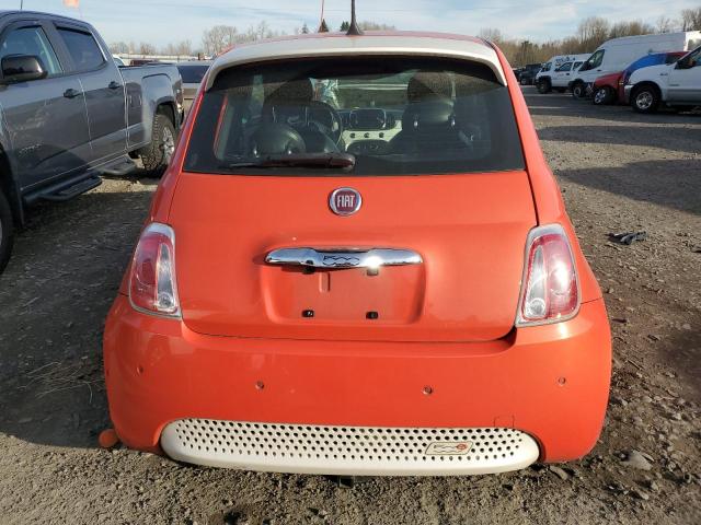 3C3CFFGE1GT143072 - 2016 FIAT 500 ELECTRIC ORANGE photo 6