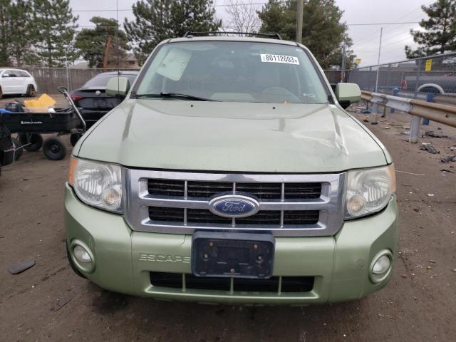 1FMCU59H98KA03935 - 2008 FORD ESCAPE HEV GREEN photo 5