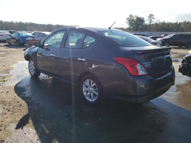 3N1CN7AP3FL945414 - 2015 NISSAN VERSA S GRAY photo 2