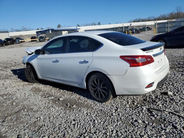 3N1AB7APXJY253260 - 2018 NISSAN SENTRA S WHITE photo 2